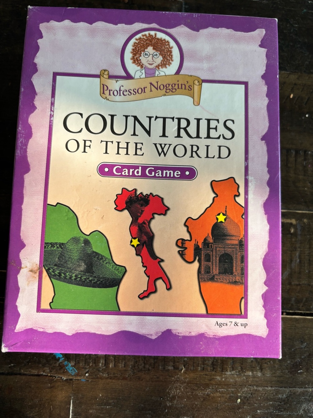 Professor Noggins Countries Of The World Card Game Complete With instructions